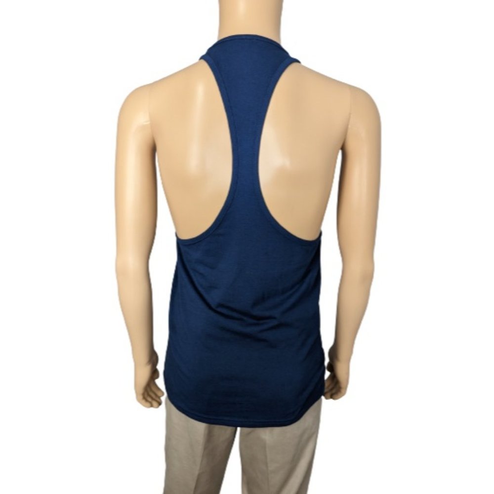 Gymshark Navy React Stringer Tank S - image 6